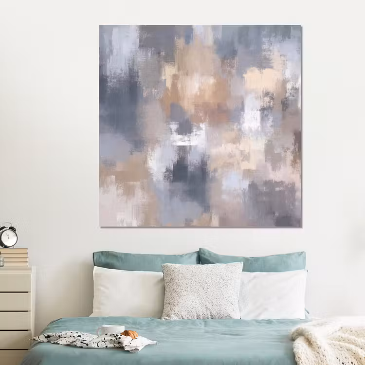 Forex - Penseelstreken - Schilderij - Beige — 2