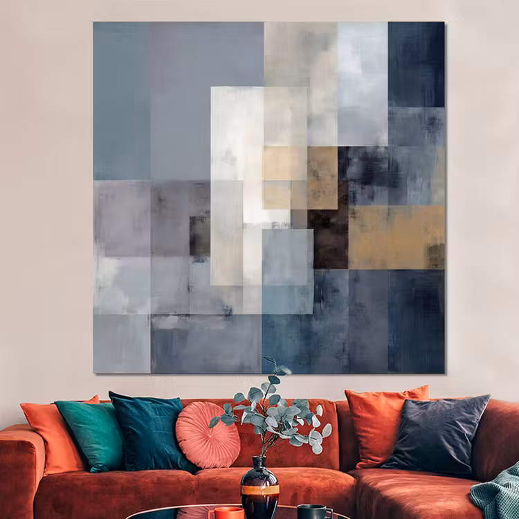 Forex - Rechthoeken - Abstract - Blauw — 3
