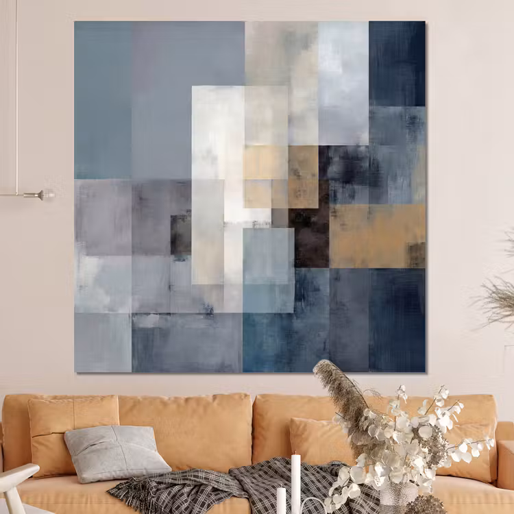 Forex - Rechthoeken - Abstract - Blauw — 4