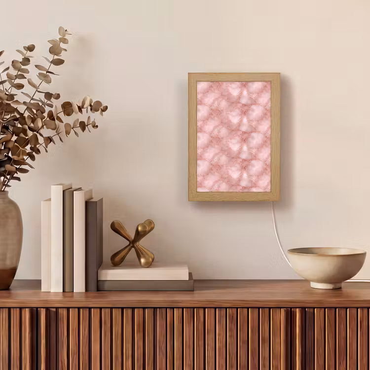 Tafellamp - Roze - Kwarts - Goud - Marmer — 4