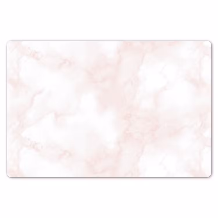 Placemat - 6 stuks - Wolkenstructuur - Roze - Marmer — 7