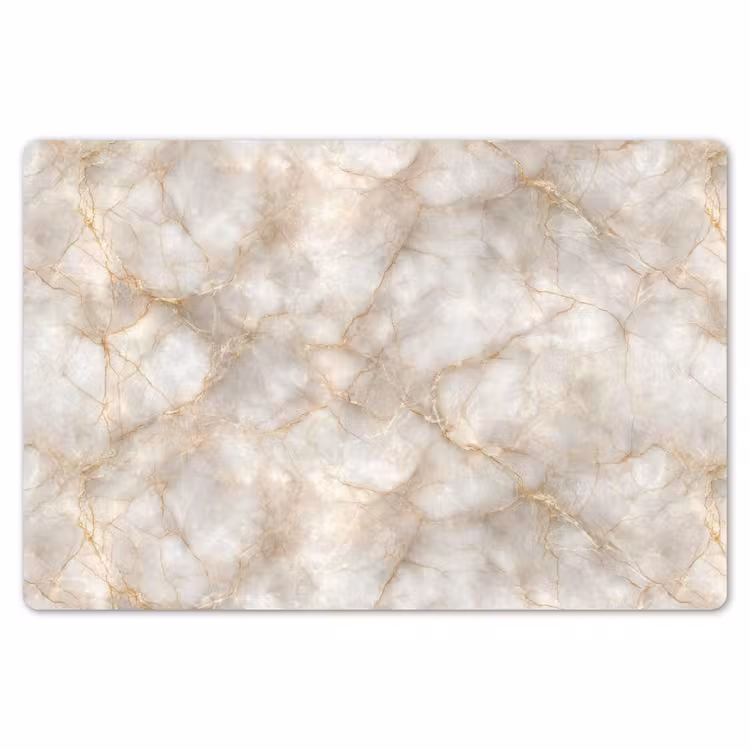 Placemat - 6 stuks - Zandkleurig - Marmer - Natuursteen — 7