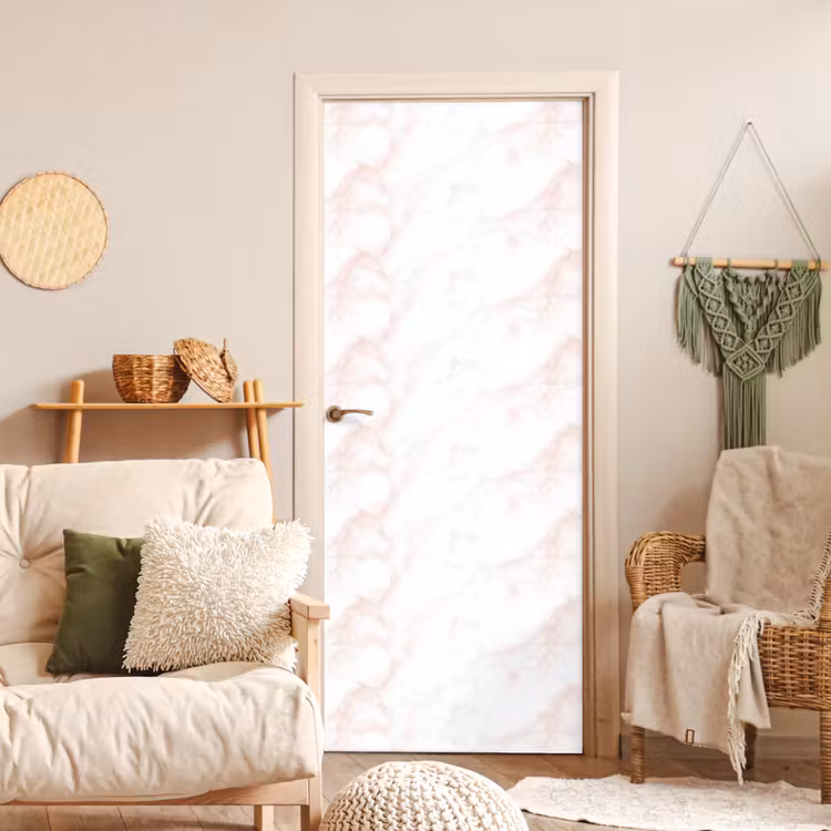 Deursticker - Zalmroze - Marmer - Aders — 4