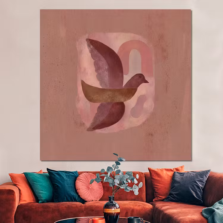 Forex - Illustratie - Vogels - Abstract - Roze — 3