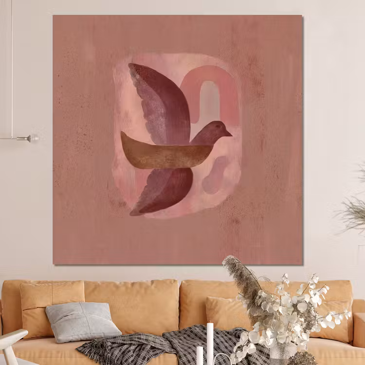 Forex - Illustratie - Vogels - Abstract - Roze — 4