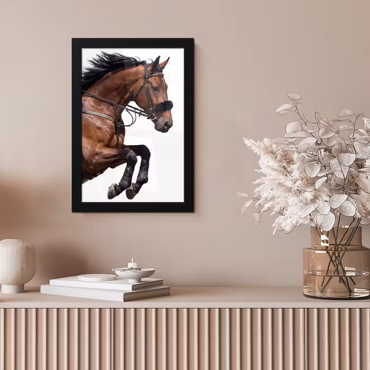 Poster met lijst - Springend Paard — 5