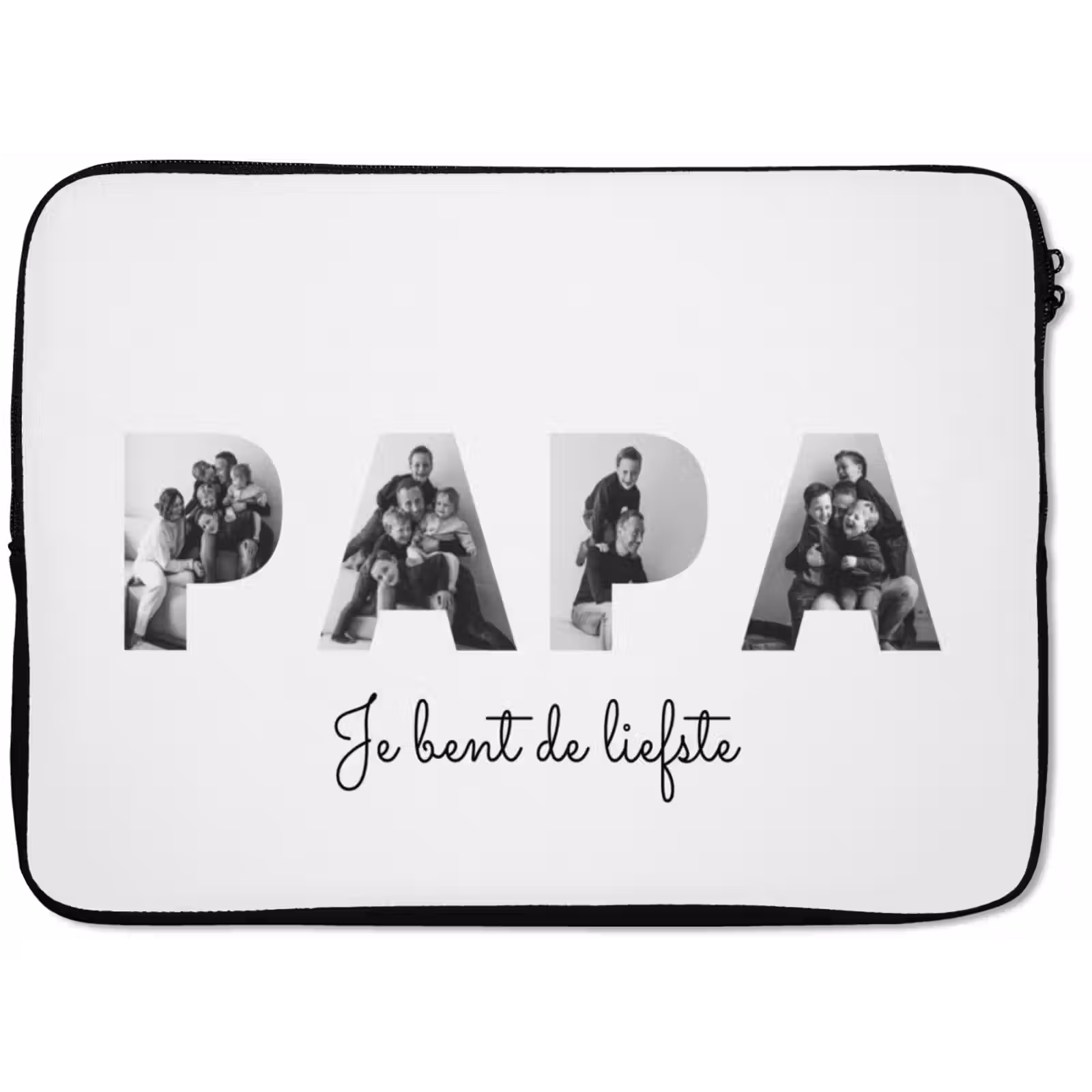 Gepersonaliseerde laptophoes - Papa - Lettercollage — 1