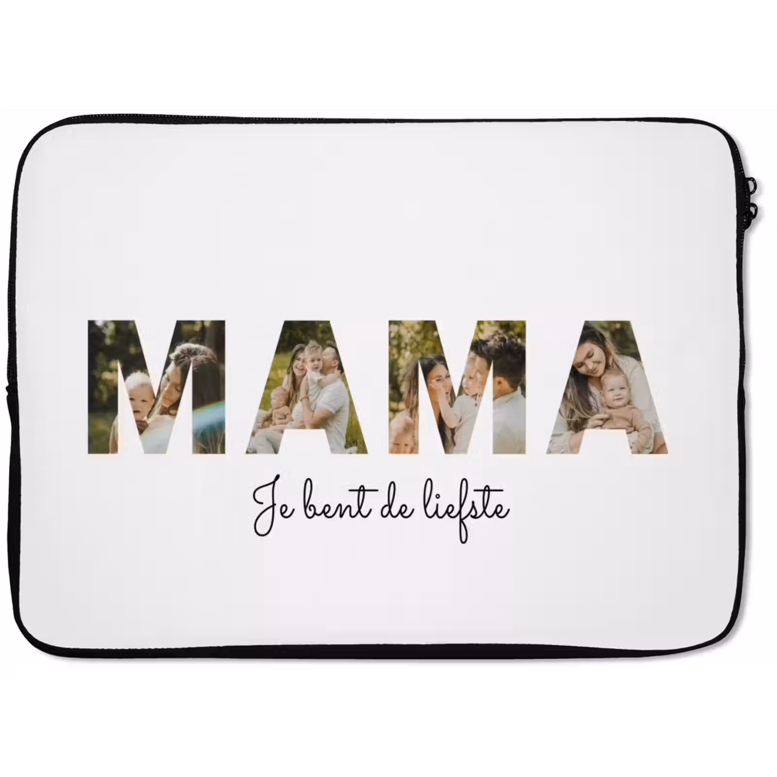 Gepersonaliseerde laptophoes - Mama - Lettercollage — 1