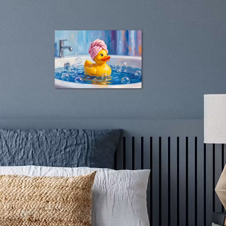 Poster - Creatief - Badeend - Kleurrijk — 3