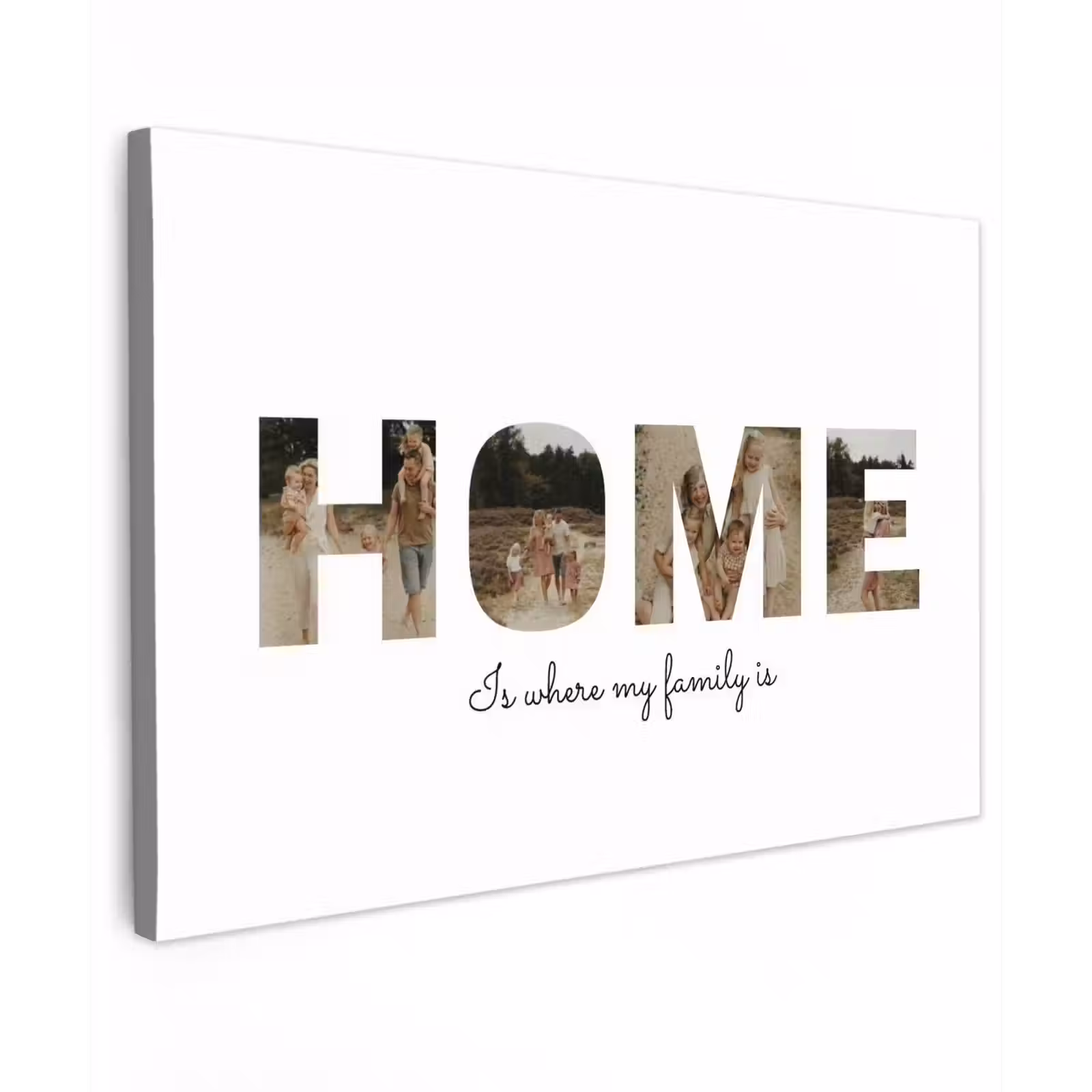 Gepersonaliseerd buiten canvas - Home - Lettercollage — 1