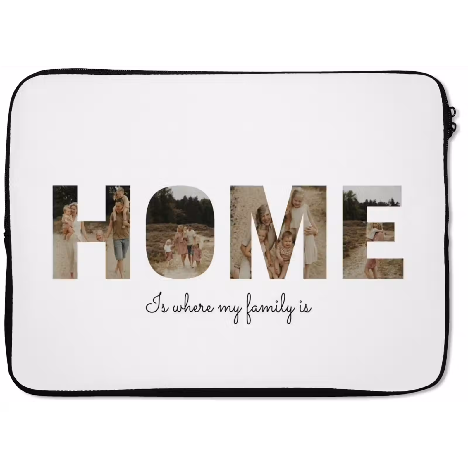 Gepersonaliseerde laptophoes - Home - Lettercollage — 1