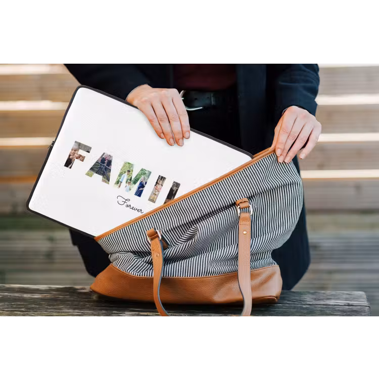Gepersonaliseerde laptophoes - Family - Lettercollage — 4