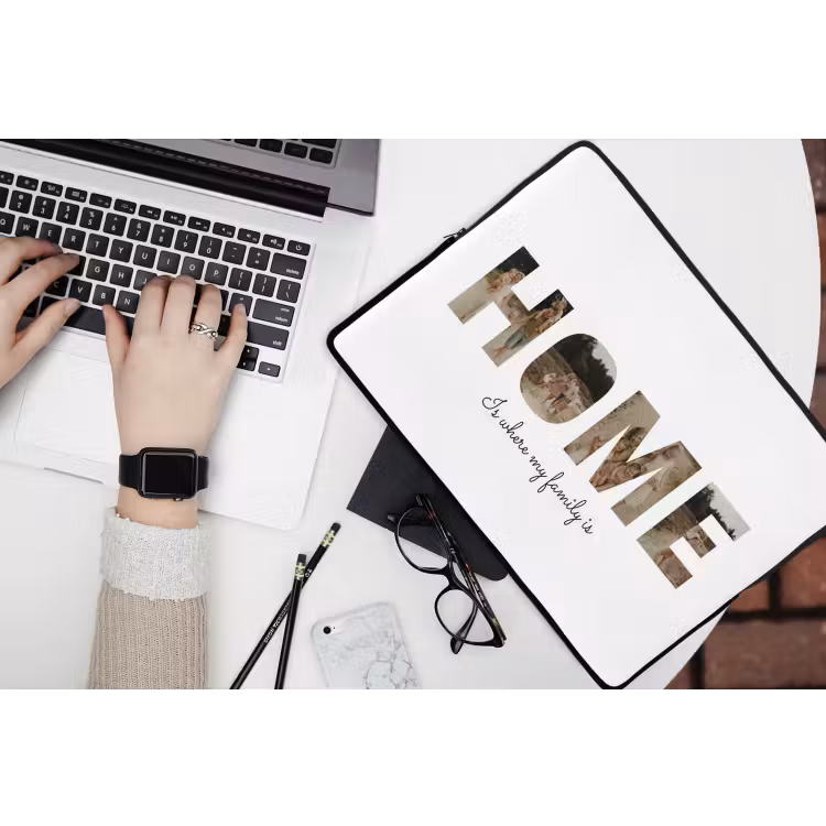 Gepersonaliseerde laptophoes - Home - Lettercollage — 3