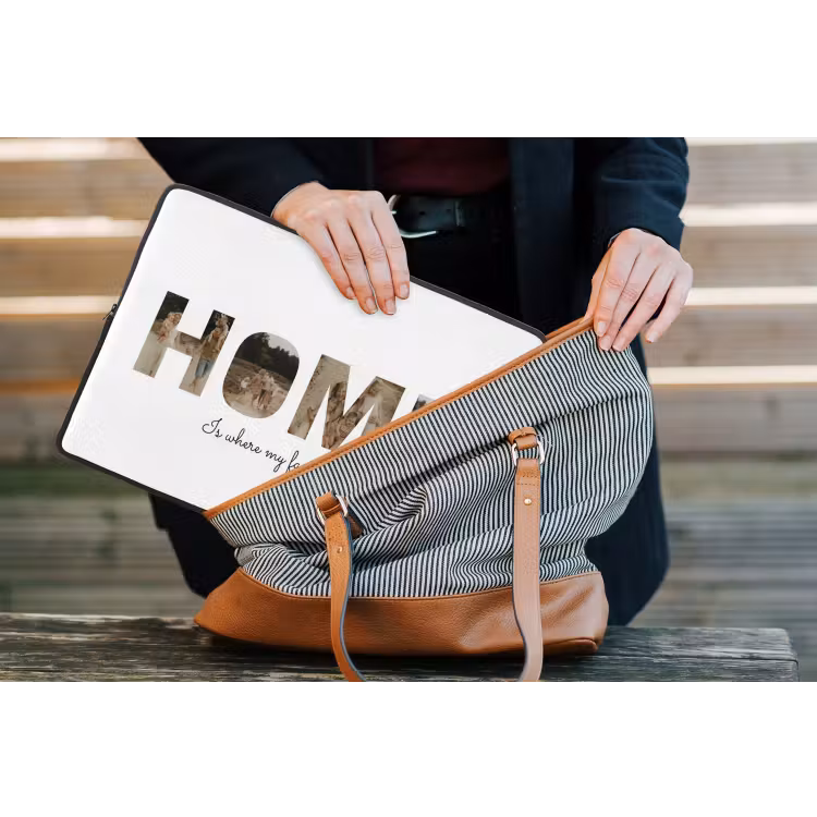 Gepersonaliseerde laptophoes - Home - Lettercollage — 4