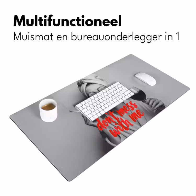 Bureau onderlegger - Don't mess with me vrouw gezichtsmasker — 7