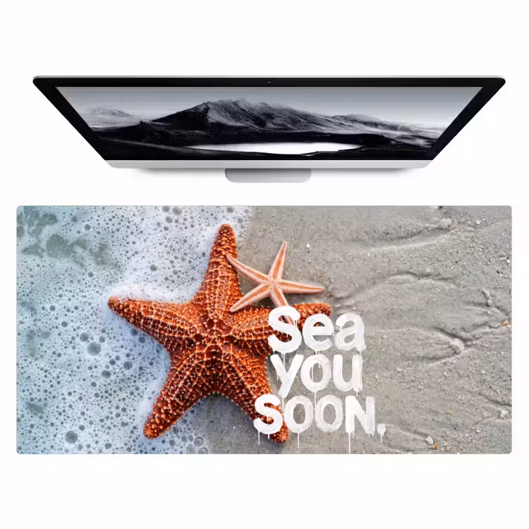 Bureau onderlegger - Sea you soon zeester strand