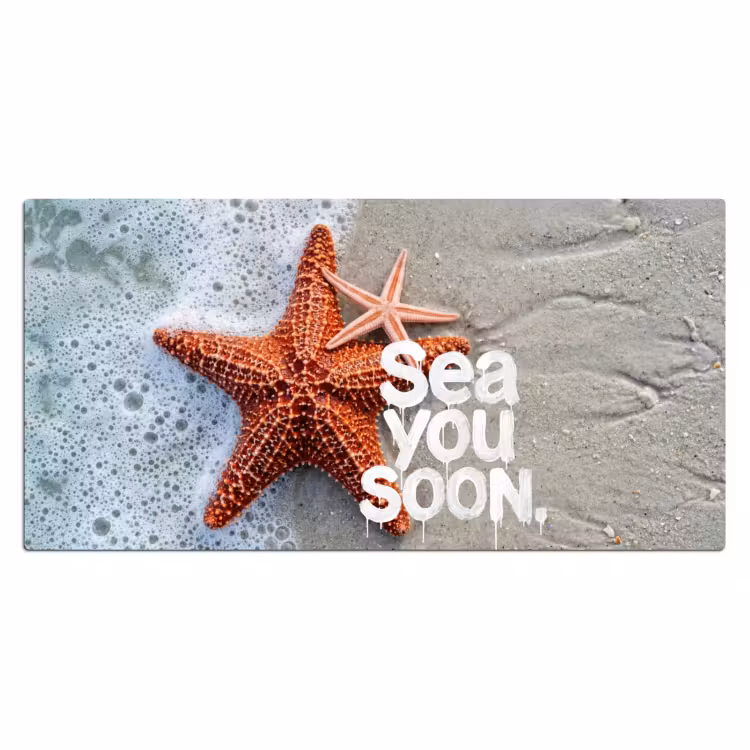 Bureau onderlegger - Sea you soon zeester strand — 2