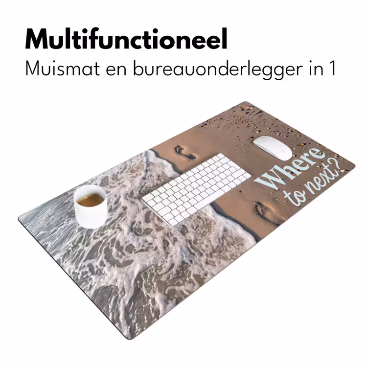 Bureau onderlegger - Where to next - Strand - Voetstappen — 7