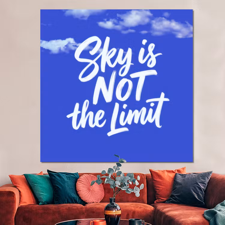 Forex - Sky is not the limit - Blauwe lucht - Wolken — 3