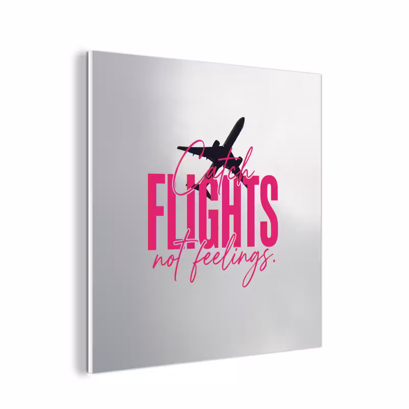 Forex - Catch flights not feelings - Vliegtuig - Roze — 1