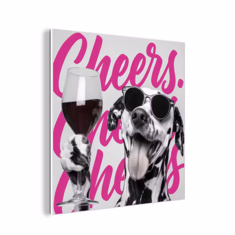 Forex - Cheers - Hond - Roze - Wijn — 1