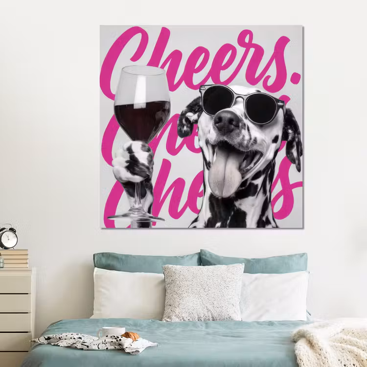 Forex - Cheers - Hond - Roze - Wijn — 2