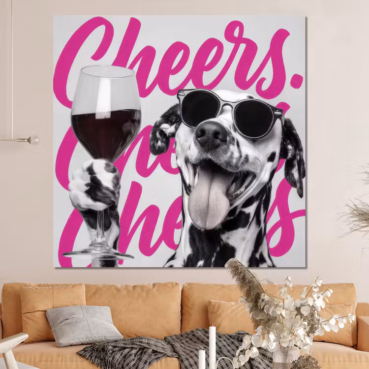 Forex - Cheers - Hond - Roze - Wijn — 4
