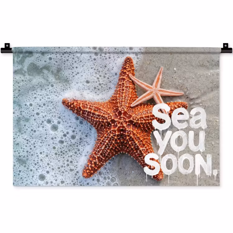 Wandkleed - Sea you soon - Zeester - Zee — 1
