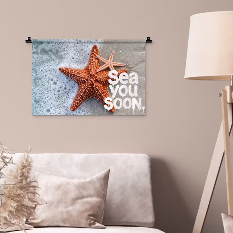 Wandkleed - Sea you soon - Zeester - Zee — 2