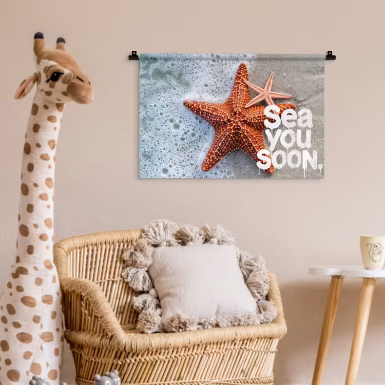 Wandkleed - Sea you soon - Zeester - Zee — 5
