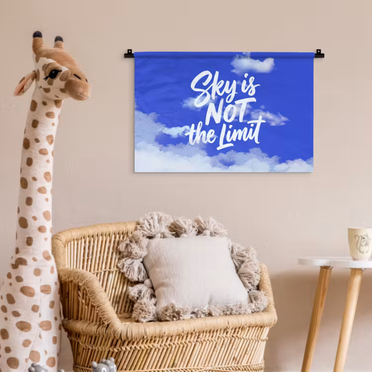 Wandkleed - Sky is not the limit wolken — 5