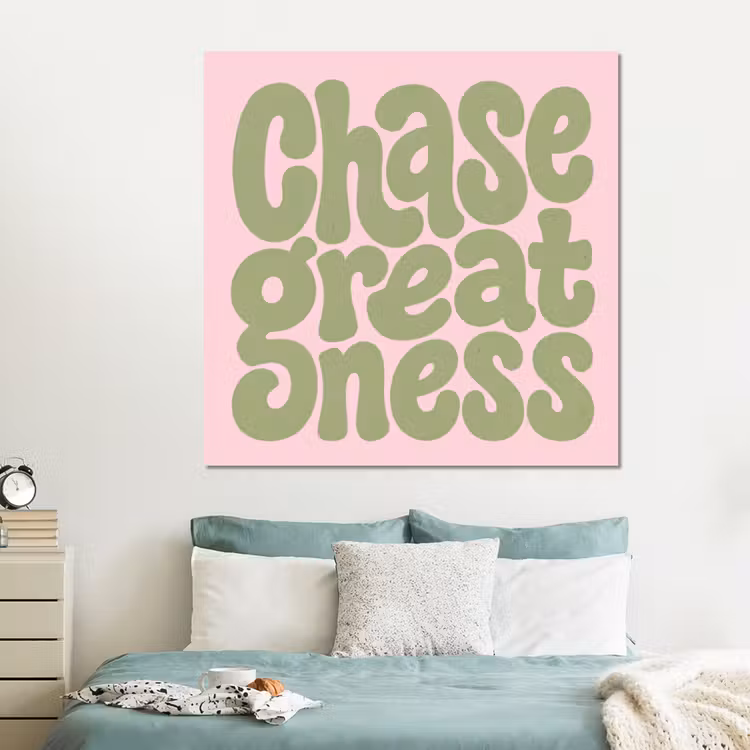Forex - Chase greatness - Groen - Roze - Retro — 2
