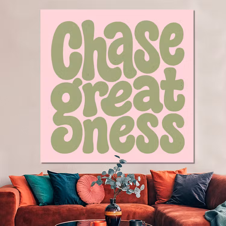 Forex - Chase greatness - Groen - Roze - Retro — 3