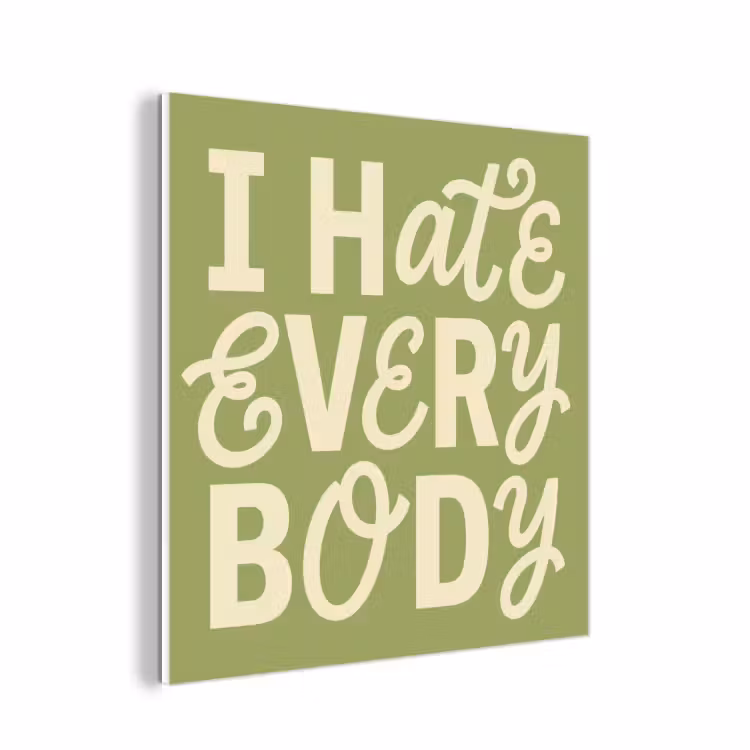 Forex - I hate everybody - Groen - Retro — 1