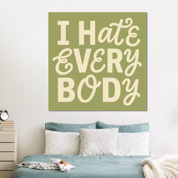 Forex - I hate everybody - Groen - Retro — 2