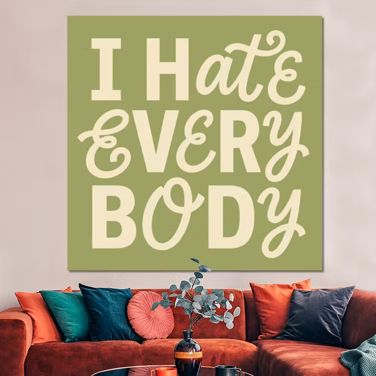 Forex - I hate everybody - Groen - Retro — 3