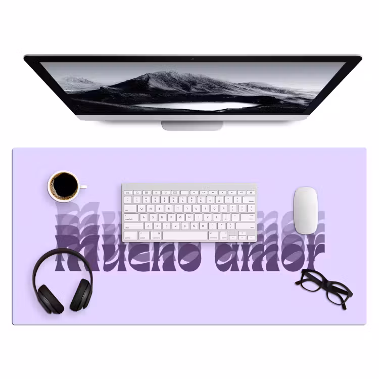Bureau onderlegger - Mucho Amor Lila — 4