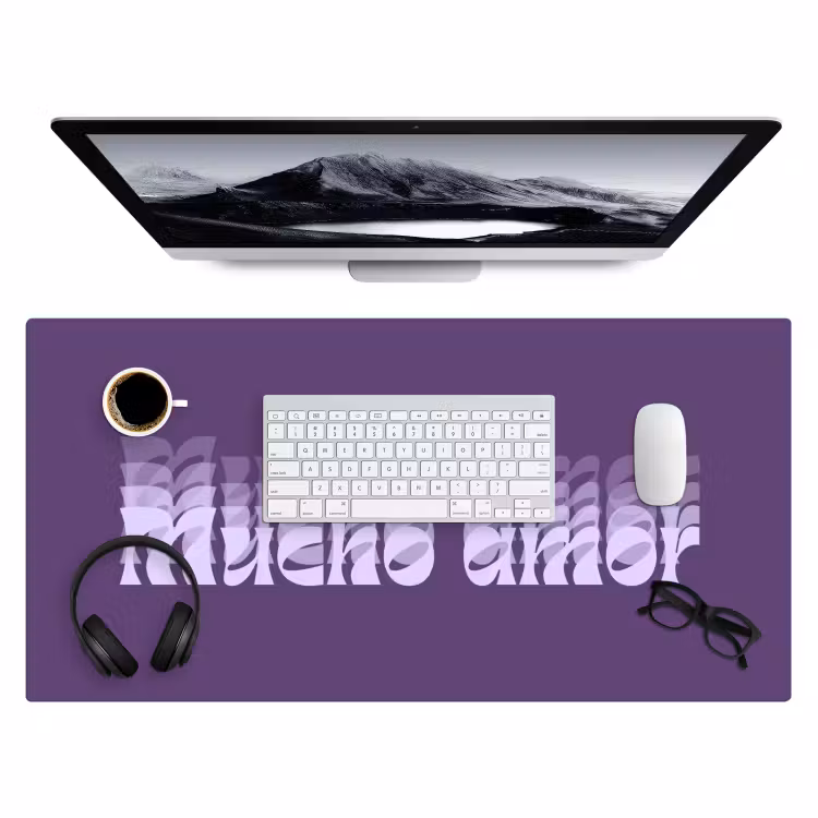 Bureau onderlegger - Mucho Amor Paars — 4