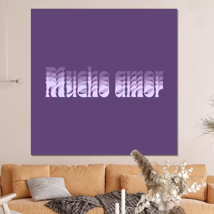 Forex - Mucho amor - Paars - Grafisch — 4