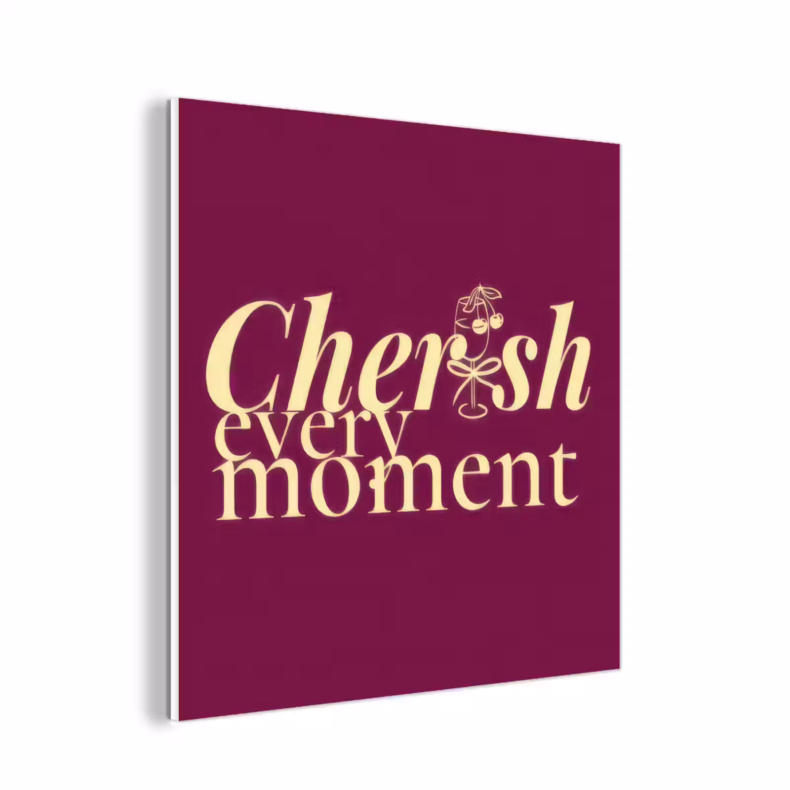 Forex - Cherish every moment - Cocktailglas - Bordeaux — 1
