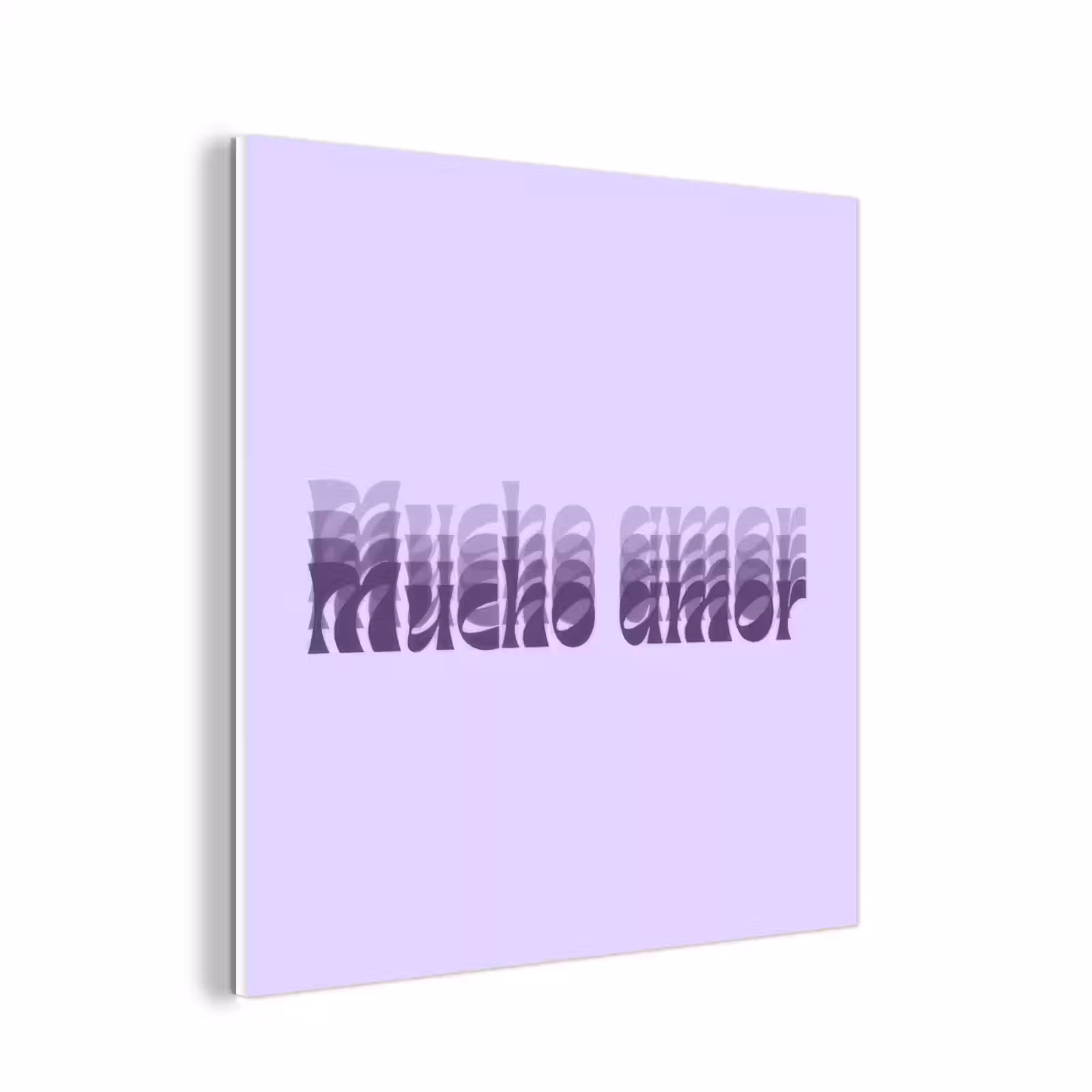 Forex - Mucho amor - Paars - Gelaagde letters — 1