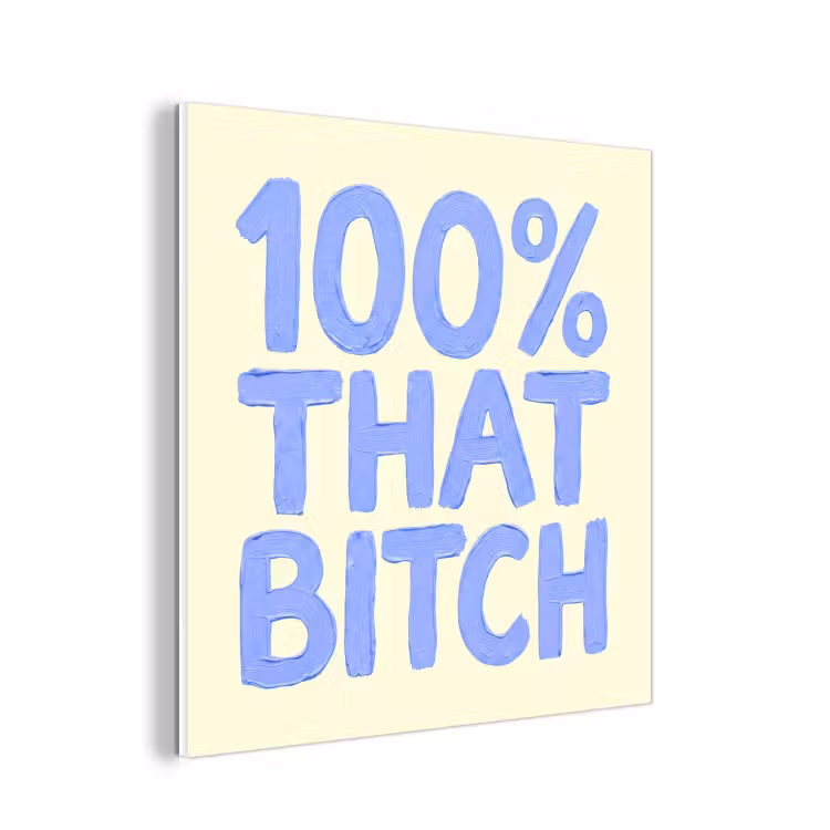 Forex - 100% that bitch - Blauw - Wit — 1