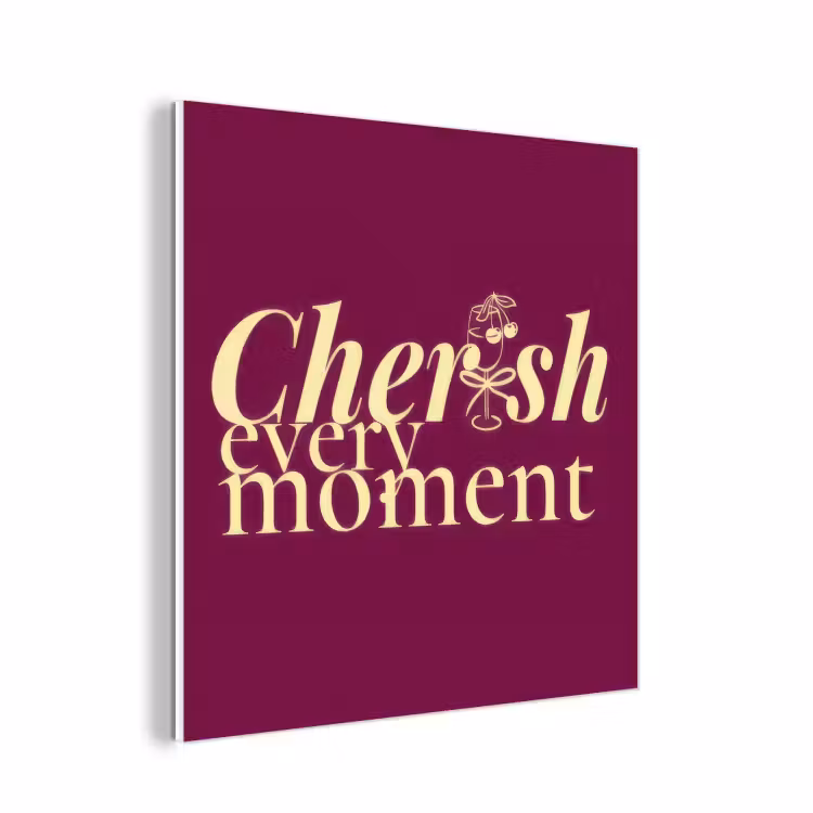 Forex - Cherish every moment - Cocktailglas - Bordeaux — 1
