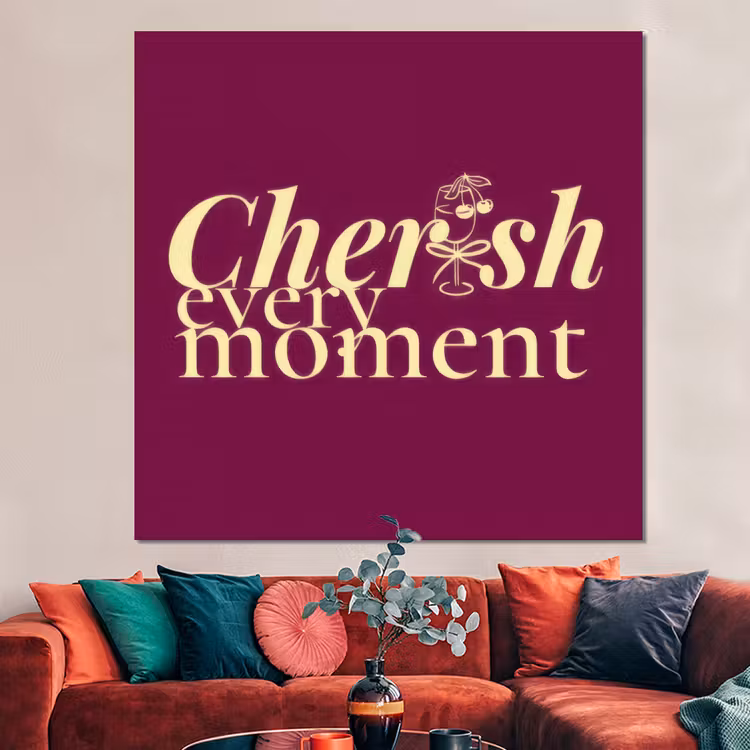 Forex - Cherish every moment - Cocktailglas - Bordeaux — 3