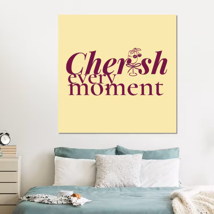 Forex - Cherish every moment - Cocktailglas - Geel — 2