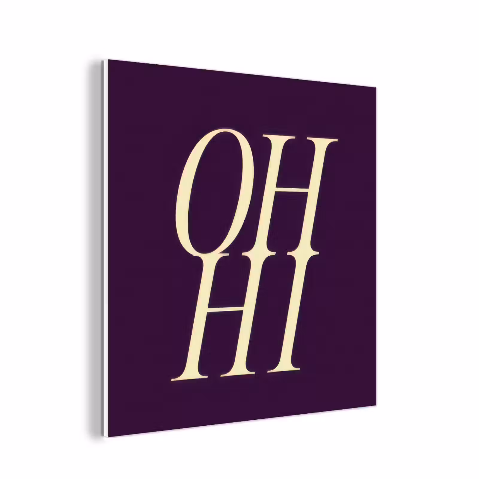Forex - Oh hi - Paars - Minimalistisch — 1