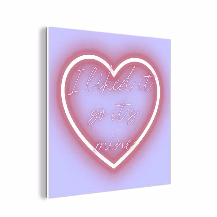 Forex - I liked it so it's mine - Neon hart - Paars — 1