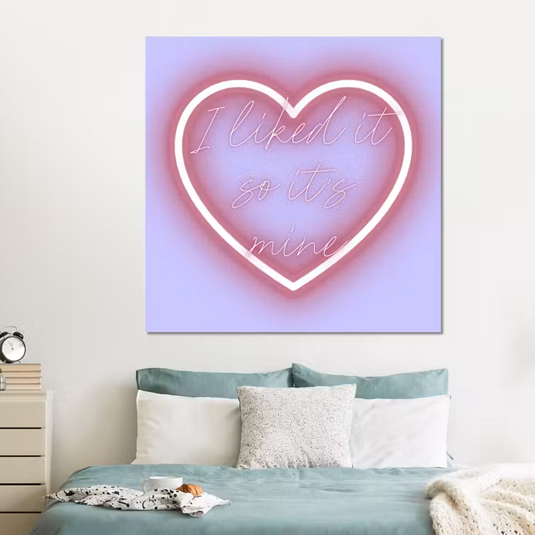 Forex - I liked it so it's mine - Neon hart - Paars — 2