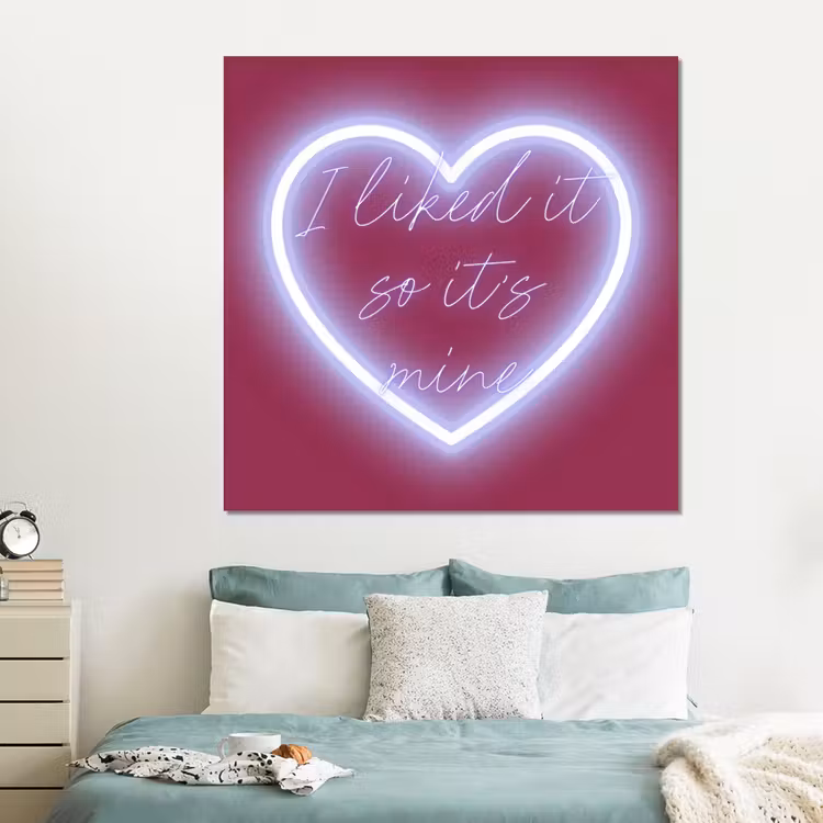 Forex - I liked it so it's mine - Neon hart - Roze — 2