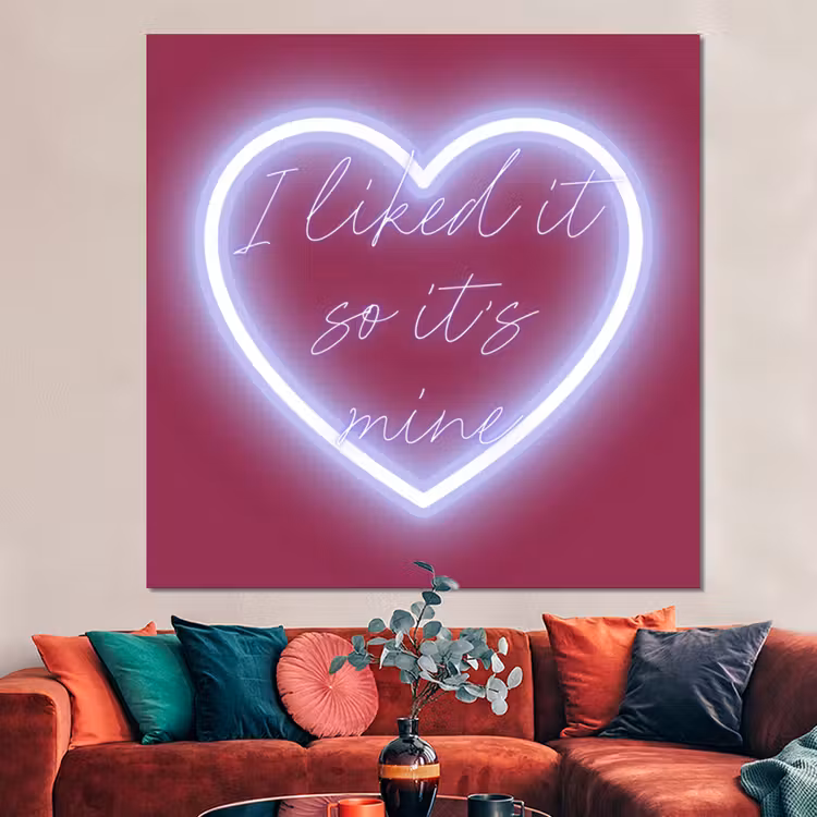 Forex - I liked it so it's mine - Neon hart - Roze — 3